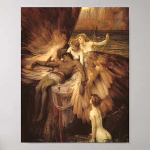Affiche La complainte D'Icarus Par Herbert James Draper