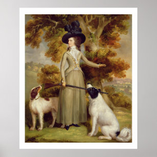 Affiche La comtesse d'Effingham avec l'arme à feu et le