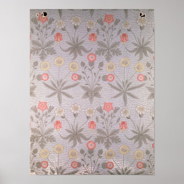 Affiche La conception du papier peint de Daisy (Devant)