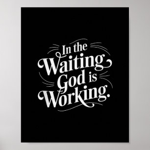 Affiche La Confiance Divine Et La Motivation Dans L'Attent