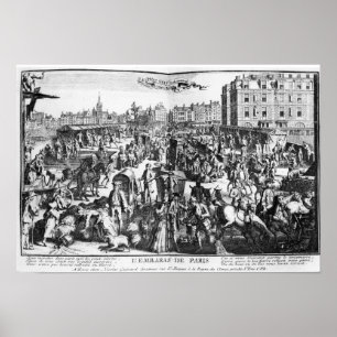 Affiche La congestion à Paris