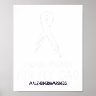 Affiche La conscience de Heimerheimer Je porte le violet p