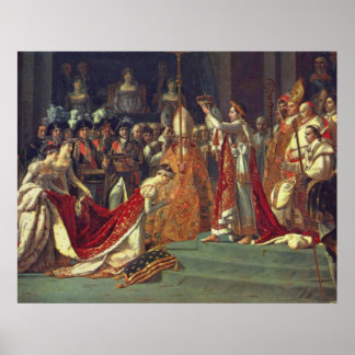 Affiche La consécration de l'empereur Napoléon l