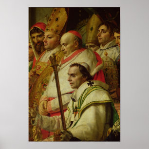 Affiche La consécration du napoléon 2 d'empereur