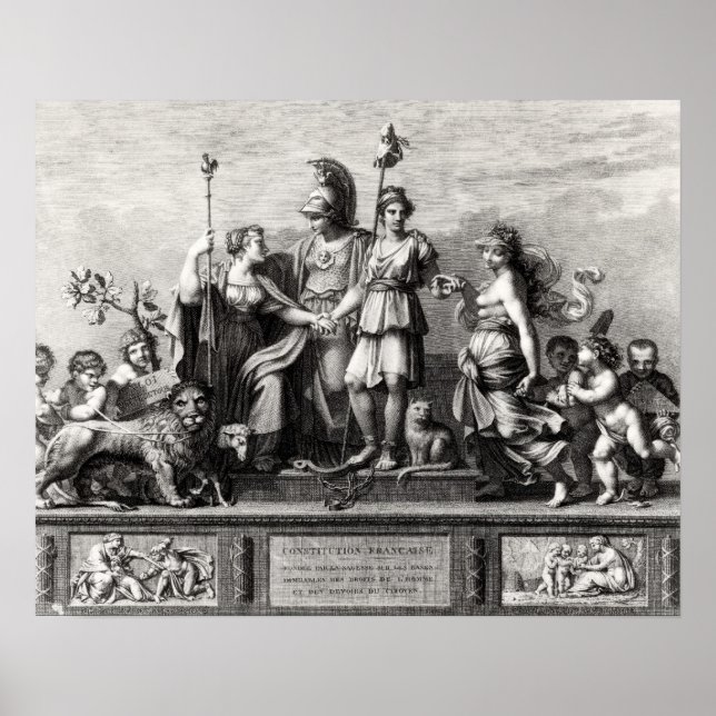 Affiche La Constitution française (Devant)