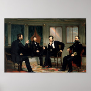 Affiche La copie historique d'Abe Lincoln de conciliateurs