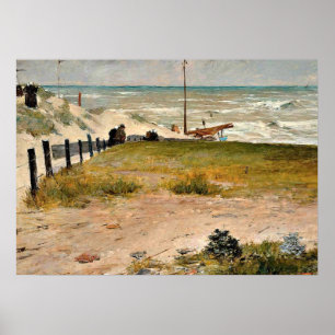 Affiche La Côte des Pays-Bas, William Merritt Chase