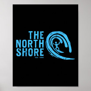 Affiche La Côte Nord Oahu Hawaii