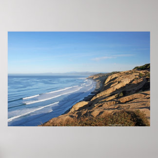 Affiche La côte sud de la Californie