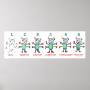 Affiche La couleur aiment un monstre