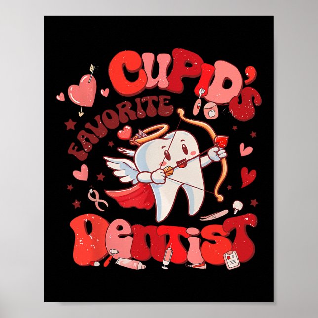 Affiche La coupe dentaire préférée de Tooth Cupid équipe d (Devant)
