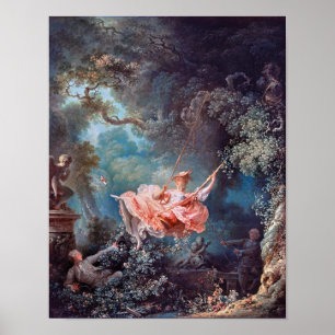 Affiche La Coupe, Fragonard
