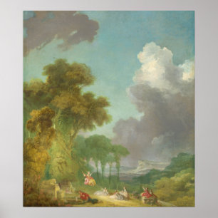 Affiche La Coupe - Jean Fragonard