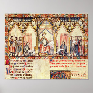 Affiche La cour d'Alfonso X 'le Wise