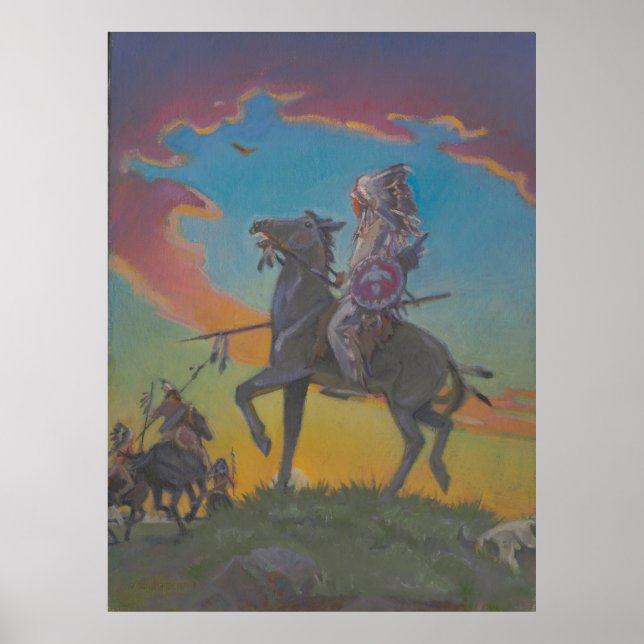 Affiche La course en voie de disparition - L'art historiqu (Devant)