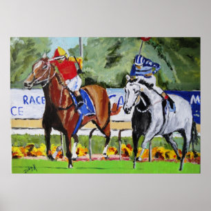 Affiche La course est activée