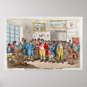 Affiche La course Vintage du Jockey Club