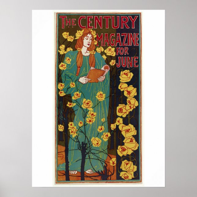 Affiche La couverture du Century de juin 1896 par Rhead (Devant)