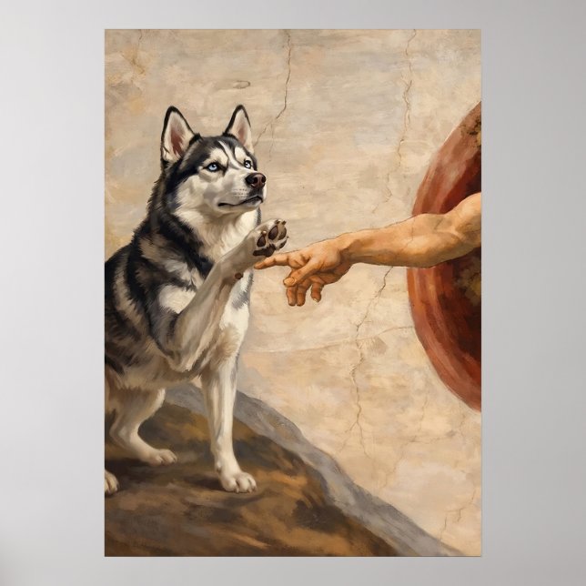 Affiche La création du Husky (Devant)