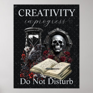 Affiche La créativité en cours ne dérange pas l'auteur som