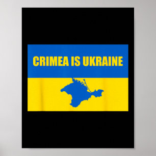 Affiche La Crimée est l'Ukraine - Annexion de la Crimée Uk