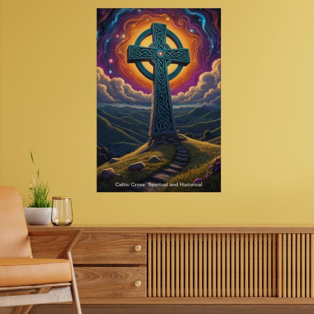 Affiche La Croix celtique est un phare de l'espoir. (Salon 2)