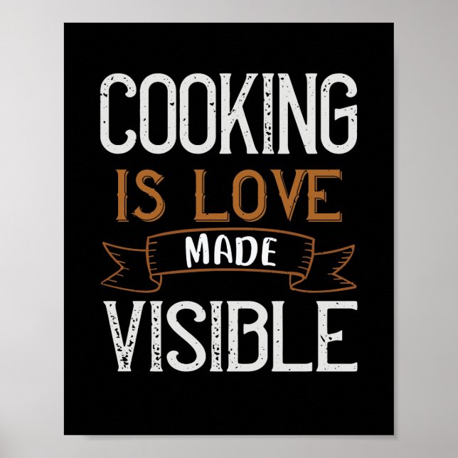 Affiche La cuisine Est Amoureuse Et Visible (Devant)