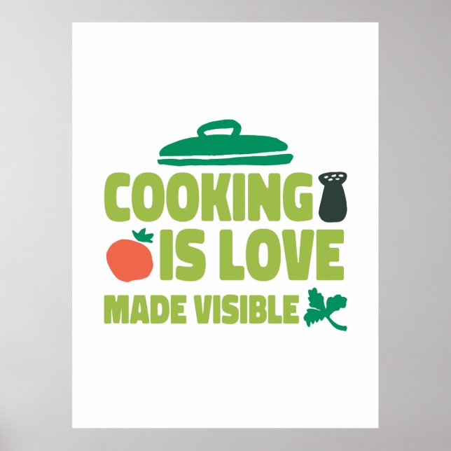 Affiche La cuisine Est Amoureuse Et Visible (Devant)