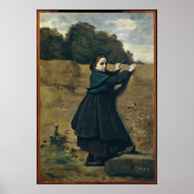 Affiche La Curieuse Petite Fille (Devant)