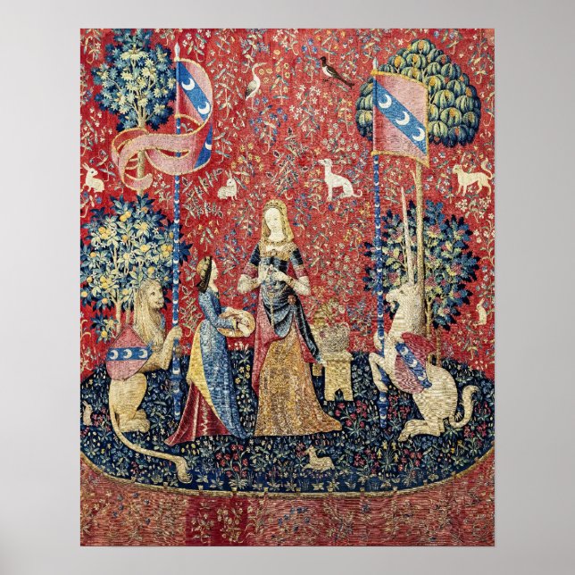 Affiche La Dame à la licorne, L'odorat (Devant)