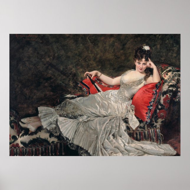 Affiche La Dame à Poise (Devant)