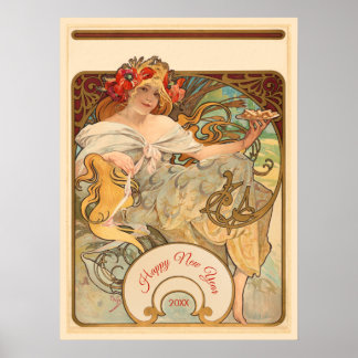 Affiche La dame aux coiffes