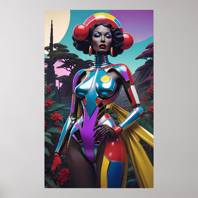 Affiche La Dame dans le jardin de rêve (Devant)