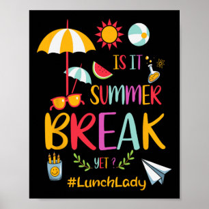 Affiche La Dame De Déjeuner Est C'Été Pause Mais Dernier J