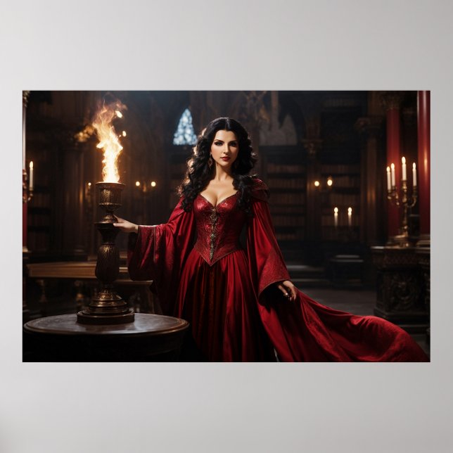 Affiche La Dame de Magick (Devant)