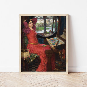Affiche La Dame de Shalott John William Waterhouse