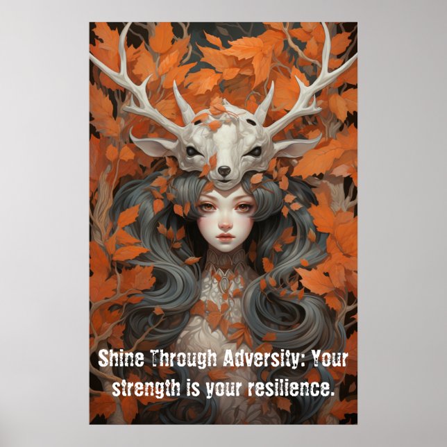 Affiche La Dame des Feuilles (Devant)