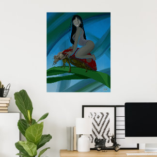 Affiche La Dame des Pétales Perdus