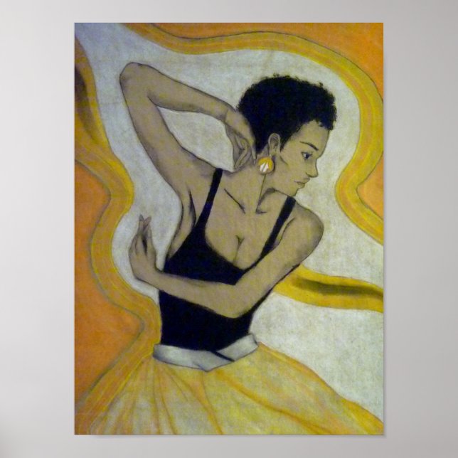 Affiche La Dame d'Orange (Devant)