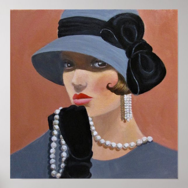 Affiche La Dame en gris (Devant)