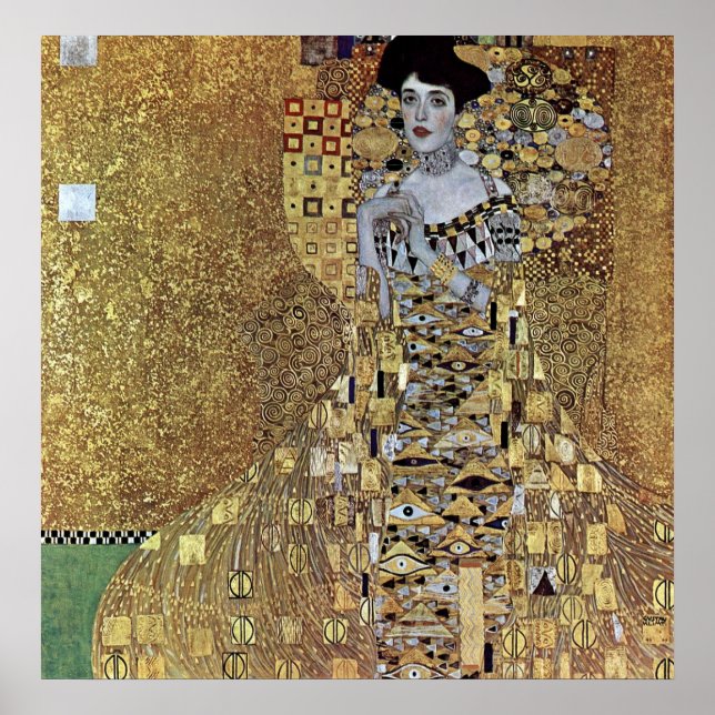 Affiche La Dame en or de Gustav Klimt, Adele Bloch-Bauer (Devant)