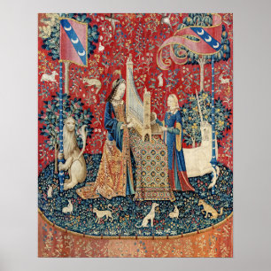Affiche La Dame et la licorne, Audition