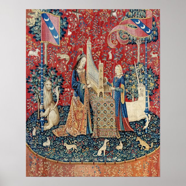 Affiche La Dame et la licorne, Audition (Devant)