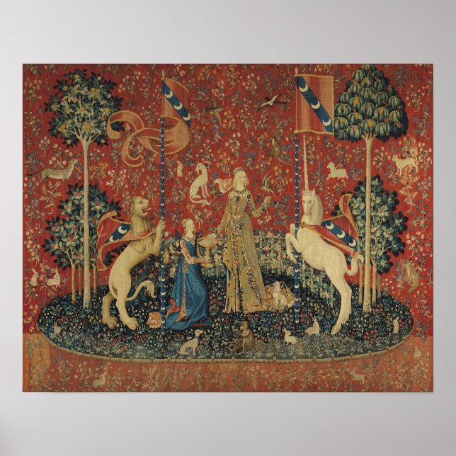 Affiche La Dame et la licorne : 'Goût' (Devant)