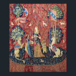 Affiche La Dame et la licorne, Odeur<br><div class="desc">La Dame et la licorne, l'Odeur (La Dame a la licorne, L'odorat) Tapisserie médiévale (vers 1500). Cette tapisserie fait partie d'une série de six. Chaque tapisserie présente une dame médiévale dans différentes poses. Chaque scène représente l'un des cinq sens, ainsi qu'une sixième scène intitulée Mon Seul Desir (mon seul désir)....</div>