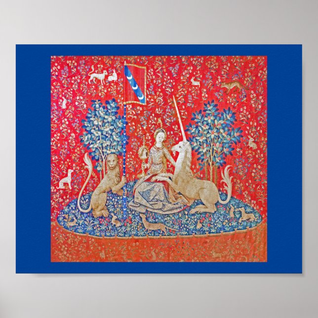 Affiche La Dame et la licorne / Vue (Devant)