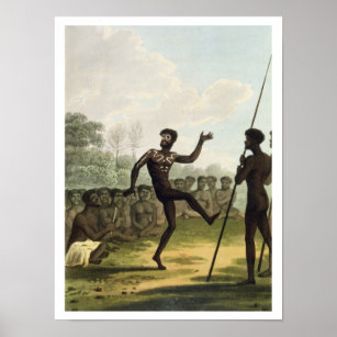 Affiche La Danse, aborigènes de la Nouvelle-Galles du Sud 