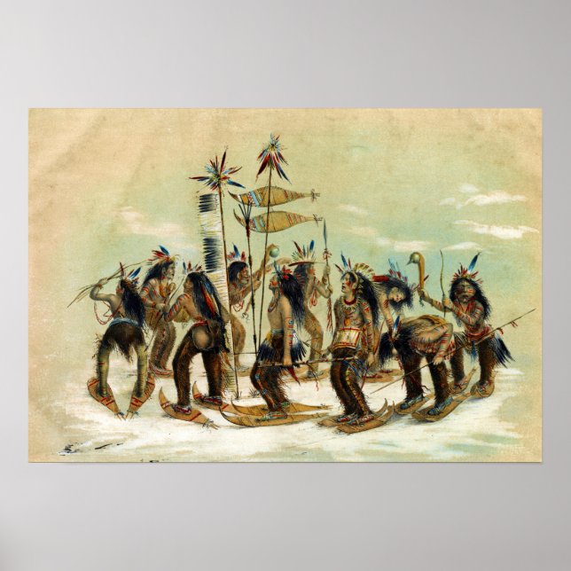 Affiche La danse de la chaussure de neige pour remercier l (Devant)
