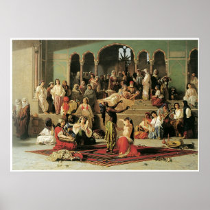 Affiche La Danse de l'abeille dans le Harem, 1863