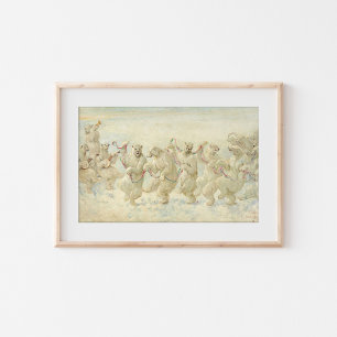 Affiche La danse de l'ours polaire Frederick Stuart Chur
